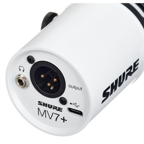 Shure MV7 Plus White