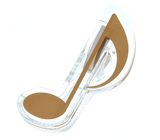 agifty Music Clip Eight Note Gold